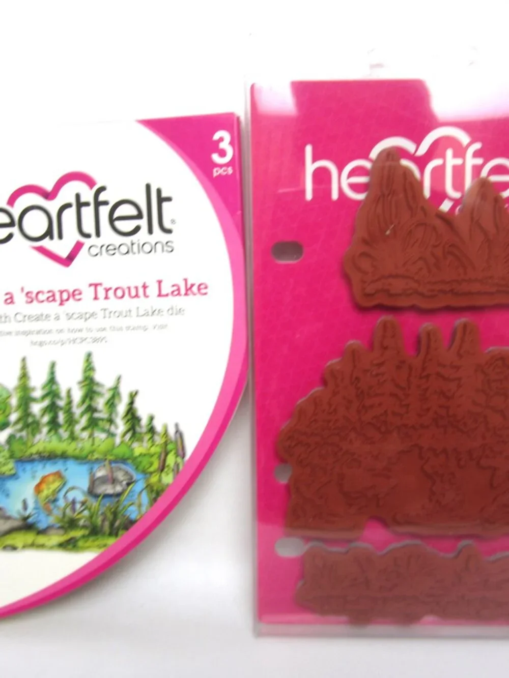 Heartfelt Creations Create a 'Scape Trout Lake Landscape Nature NEW